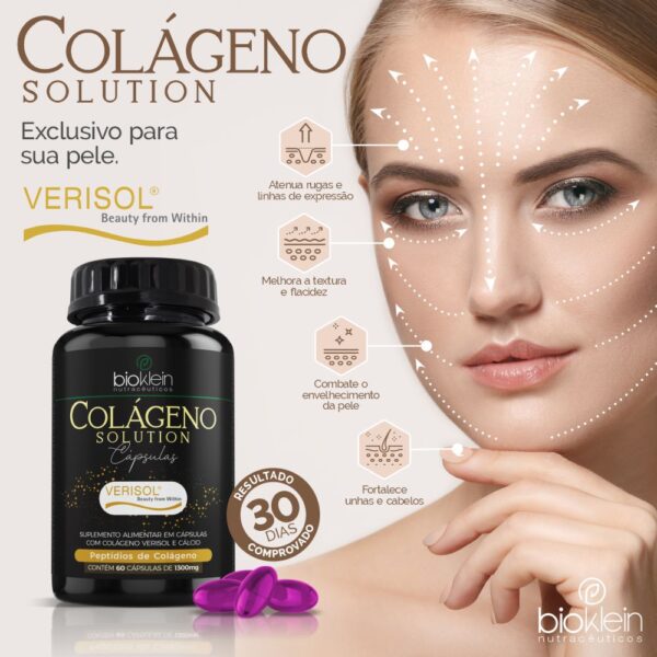 Colágeno Solution Verisol - 60 Cápsulas SoftGel 1750mg - Image 2