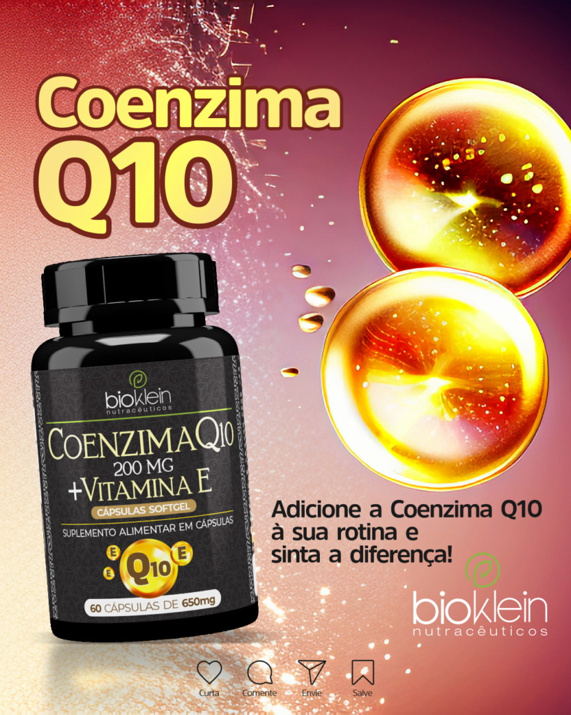 Coenzima Q10 200mg | Maxima Concentraçao | + Vitamina E | 60 Capsulas ...