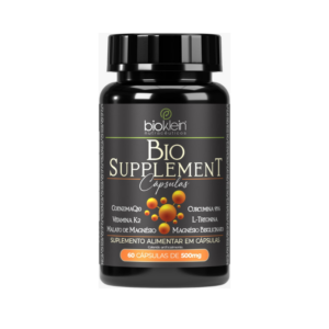 BioSupplement | Q10 Curcuma 75% Malato de Magnesio L-Treonina Magnesio Bisglicinato| K2 | 60 Capsulas 500mg