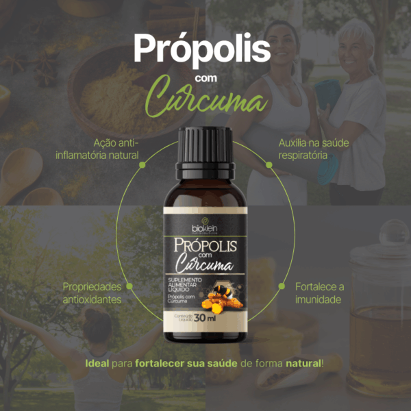 Própolis com Cúrcuma | Gotas | 30ml - Image 2