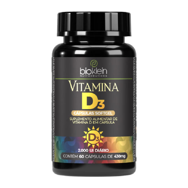 Vitamina D3 | 2000ui | 60 Cápsulas Softgel 430mg