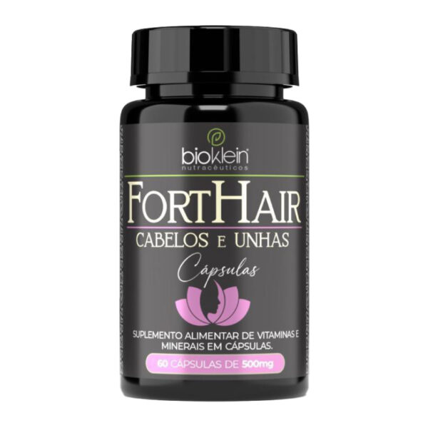 FortHair | Cabelo e unhas | 60 Cápsulas 500mg