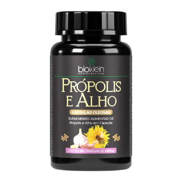 Própolis e Alho | 60 cápsulas Softgel 400mg