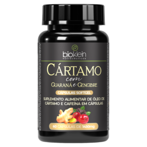 Cartamo com Guarana e Gengibre | 60 Capsulas Softgel 1450mg