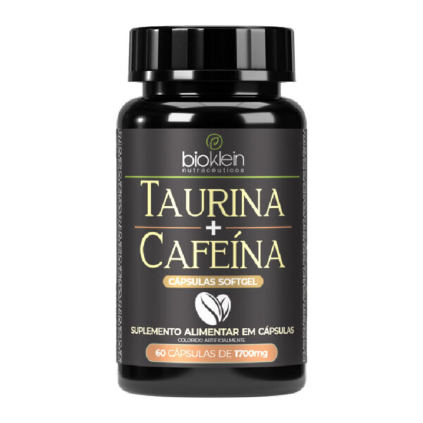 Taurina + Cafeína | 60 Cápsulas Softgel 1700mg