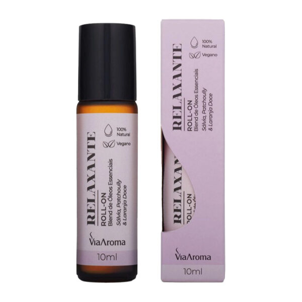 Blend Roll On com Óleos Essenciais Relaxante |Via Aroma| 10ml