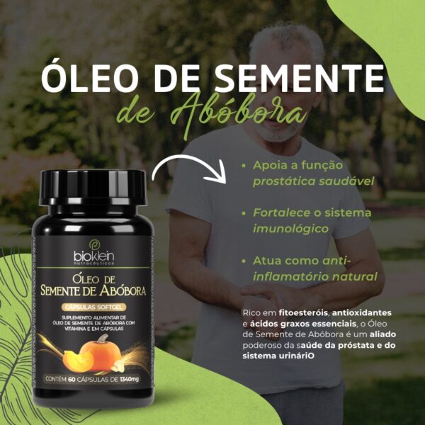 Kit Homem - Óleo Semente de Abóbora | Bio Feno Grego | Ômega 3 EPA DHA 120 Cápsulas - Image 4