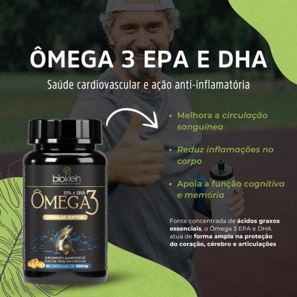 Kit Homem - Óleo Semente de Abóbora | Bio Feno Grego | Ômega 3 EPA DHA 120 Cápsulas - Image 2